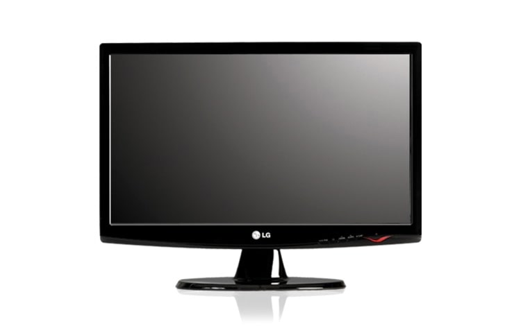 Čelní pohled na 22&#34; širokoúhlý standardní LG LCD monitor W2243S-PF
