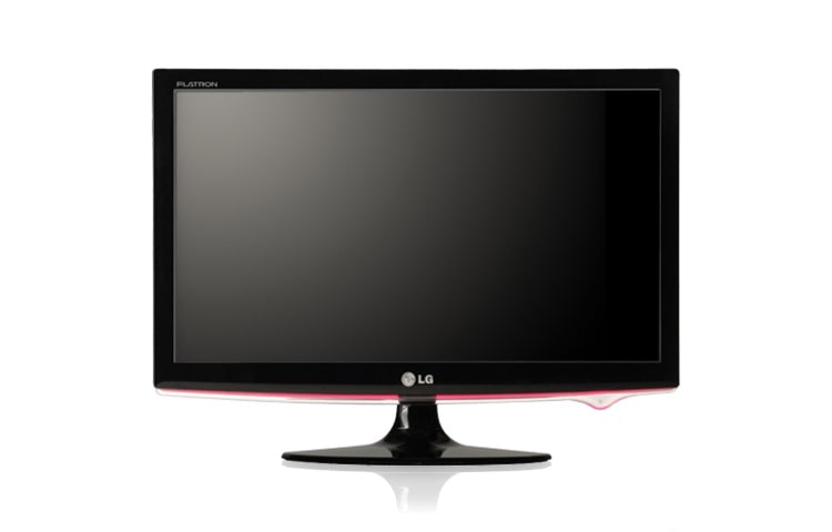 Čelní pohled na 22&#34; LG LCD s F-Engine chipsetem pro věrnou reprodukci barev W2261VP-PF