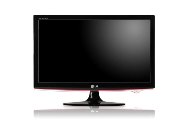 Čelní pohled na 22&#34; LCD s F-Engine chipsetem pro věrnou reprodukci barev a vylepšené obrazené vykreslení. W2361V
