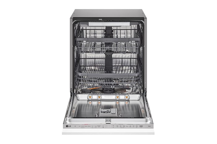 LG Vestavná parní myčka nádobí LG| A |14 sad nádobí QuadWash™| Noble Steel, DB365TXS