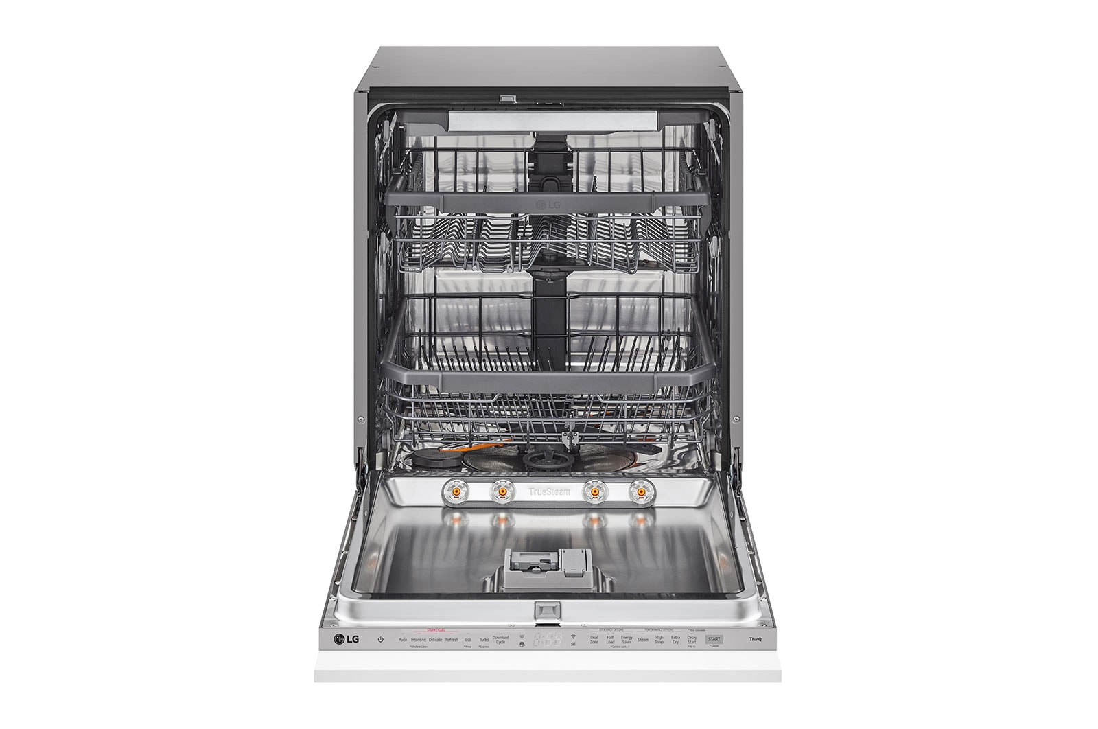 LG Vestavná parní myčka nádobí LG| A |14 sad nádobí QuadWash™| Noble Steel, DB365TXS