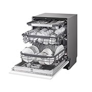 LG Vestavná parní myčka nádobí LG| A |14 sad nádobí QuadWash™| Noble Steel, DB365TXS