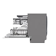 LG Vestavná parní myčka nádobí LG| A |14 sad nádobí QuadWash™| Noble Steel, DB365TXS