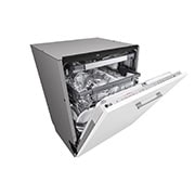 LG Vestavná parní myčka nádobí LG| A |14 sad nádobí QuadWash™| Noble Steel, DB365TXS