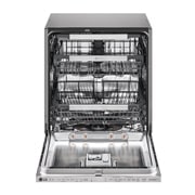 LG vestavná parní myčka nádobí | invertorový motor | energetická třída D (v rozsahu A až G) | kapacita 14 sad nádobí | TrueSteam | QuadWash | EasyRack+ | LG ThinQ™+WiFi | Aqua Lock, DB425TXS