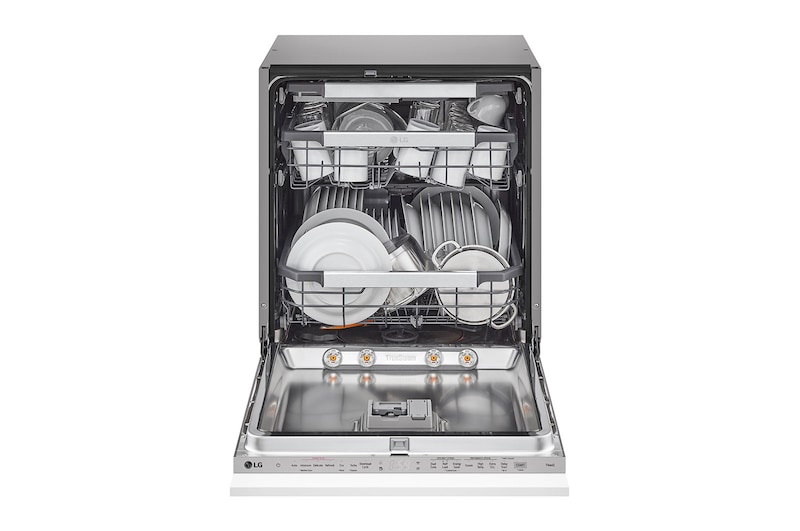 LG Vestavná parní myčka nádobí LG| B |14 sad nádobí QuadWash™| Noble Steel, DB475TXS