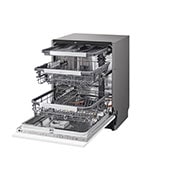 LG Vestavná parní myčka nádobí LG| B |14 sad nádobí QuadWash™| Noble Steel, DB475TXS