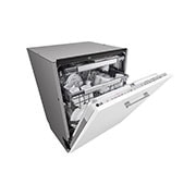 LG Vestavná parní myčka nádobí LG| B |14 sad nádobí QuadWash™| Noble Steel, DB475TXS