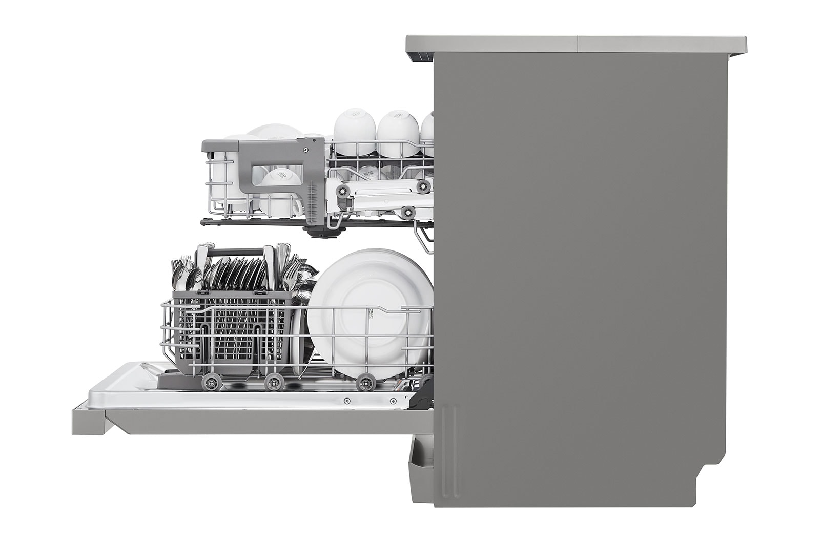 LG Volně stojící parní myčka nádobí LG| D | Inverter Direct Drive™ motor | True Steam™, DF242FPS