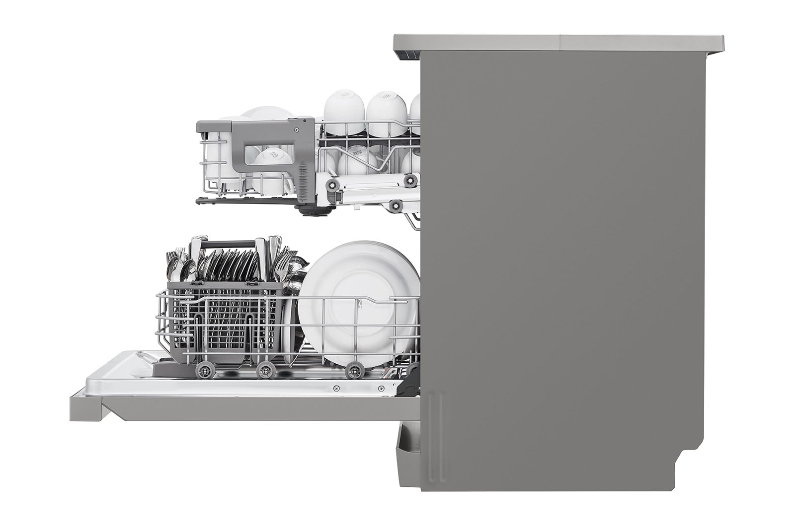 LG Volně stojící parní myčka nádobí LG| D | Inverter Direct Drive™ motor | True Steam™, DF242FPS