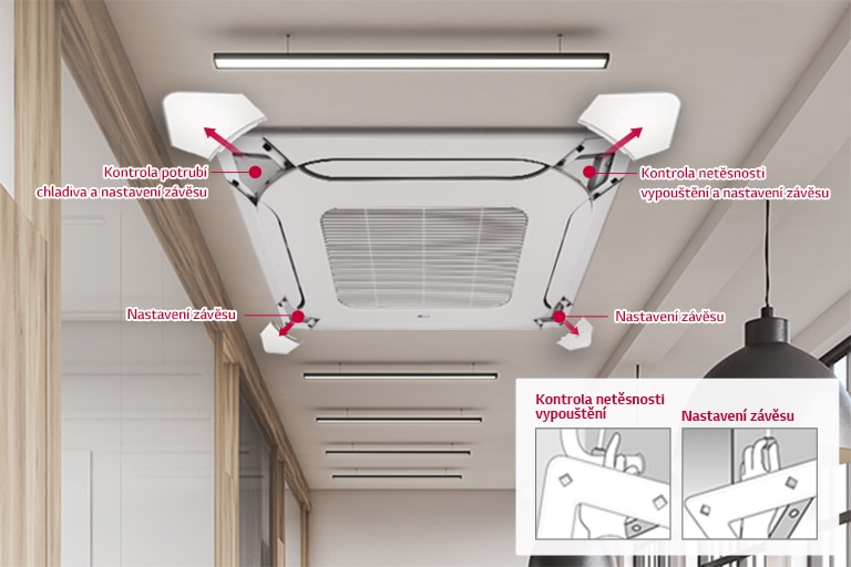 Příhodná instalace na panelu