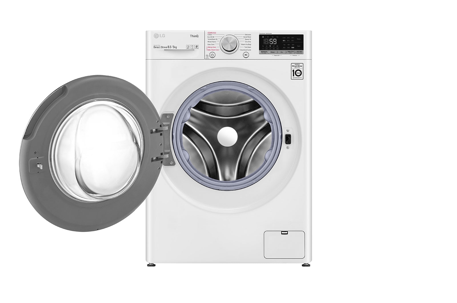 LG 8,5 kg parní pračka / 5 kg sušička LG | 1200 ot./min | Direct Drive™ | AI DD™ | TurboWash™, F2DV5S8S0