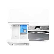 LG Slim parní pračka / sušička LG | 8,5 / 5 kg | 1200 ot./min | TurboWash™360° |Bílá, F2DV9S8H2