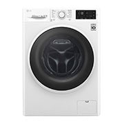 Čelní pohled na 7 kg pračka / 4 kg sušička, 1200 ot./min, B (v rozsahu A až G), 6 Motion DD, Direct Drive™, ThinQ™, Přidat prádlo, 14 programů, 5 možností sušení F2J6HM0W