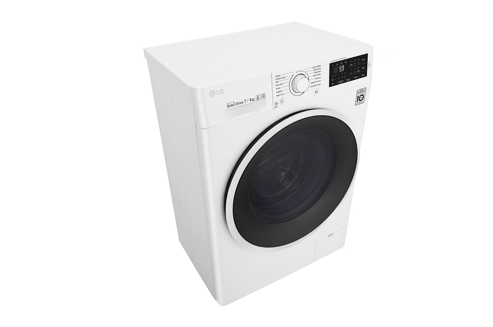 LG 7 kg pračka / 4 kg sušička, 1200 ot./min, B (v rozsahu A až G), 6 Motion DD, Direct Drive™, ThinQ™, Přidat prádlo, 14 programů, 5 možností sušení, F2J6HM0W