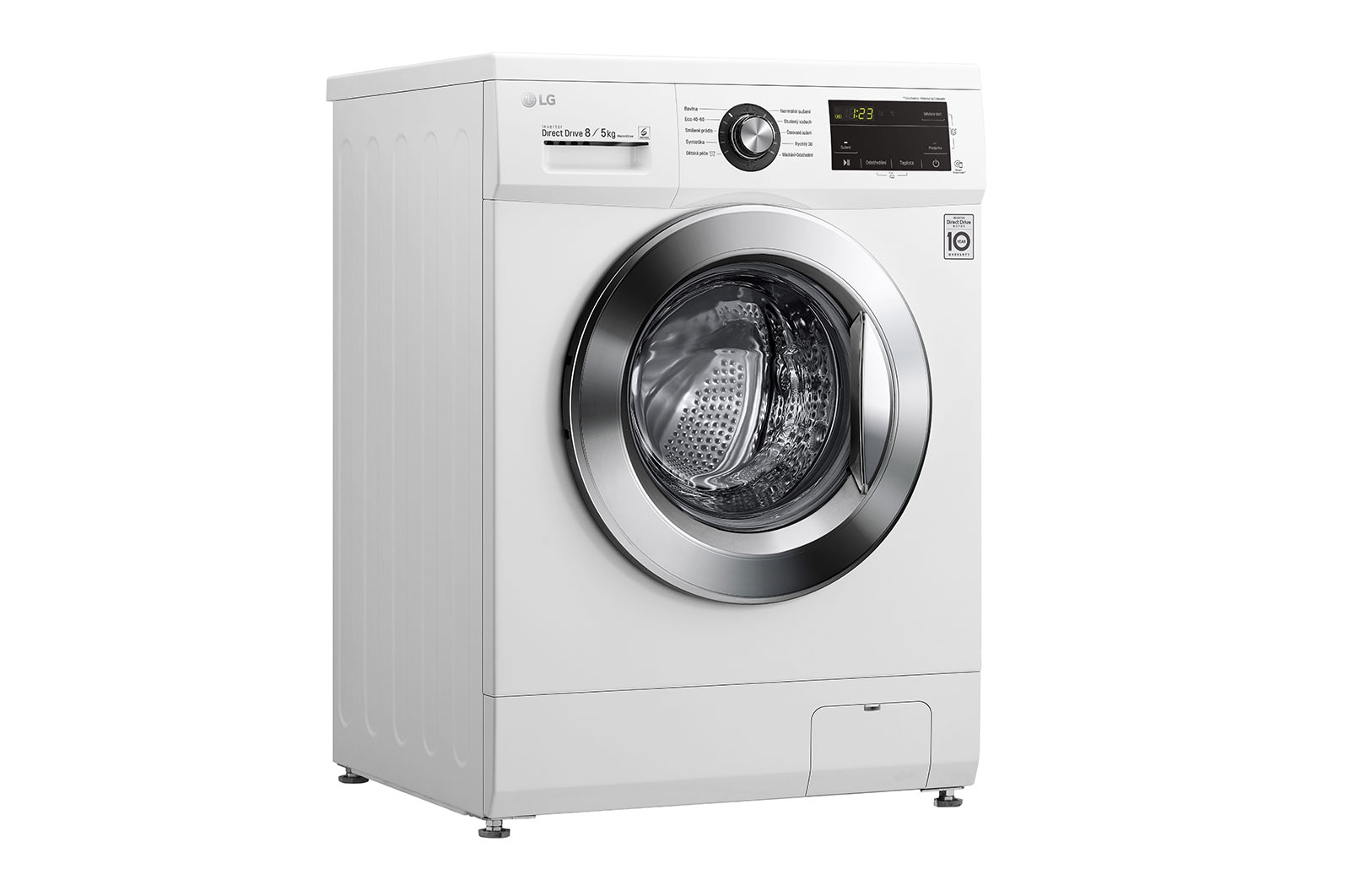 LG 8 kg pračka / 5 kg sušička, E / D, Direct Drive™ motor, 6 motion DD, Fuzzy logic, Smart Diagnosis™, F48J3TM5W