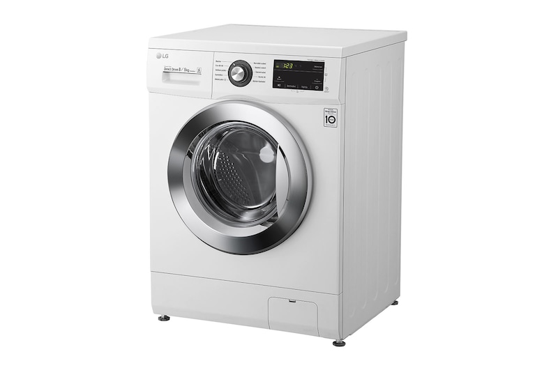 LG 8 kg pračka / 5 kg sušička, E / D, Direct Drive™ motor, 6 motion DD, Fuzzy logic, Smart Diagnosis™, F48J3TM5W