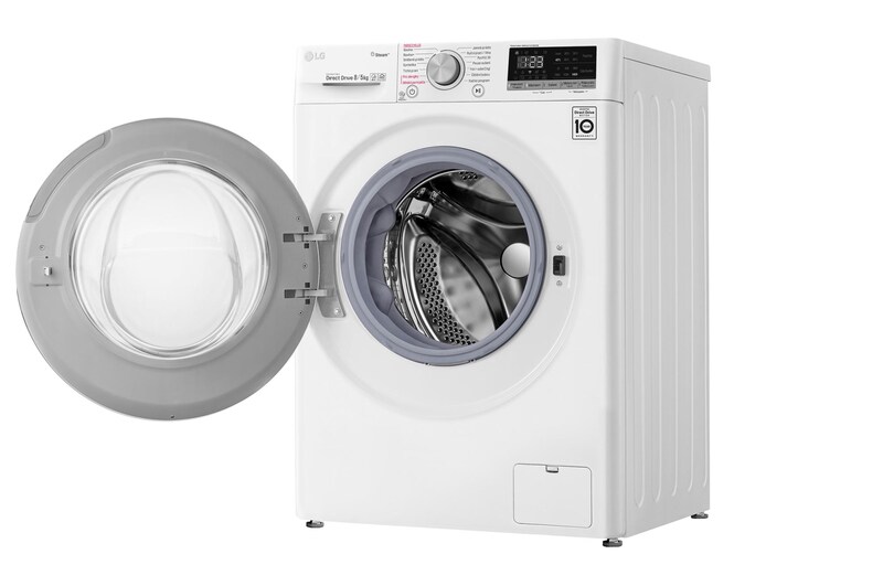 LG 8 kg parní pračka / 5 kg sušička, E / D, Direct Drive™ motor, AI DD™ - optimální volba pracích pohybů, parní péče Steam™, ThinQ™ + WiFi, F4DN508S0