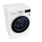 LG 9 kg parní pračka / 6 kg sušička, E, Direct Drive™ motor, AI DD™ - optimální volba pracích pohybů, parní péče Steam™, ThinQ™ + WiFi, F4DN509S0
