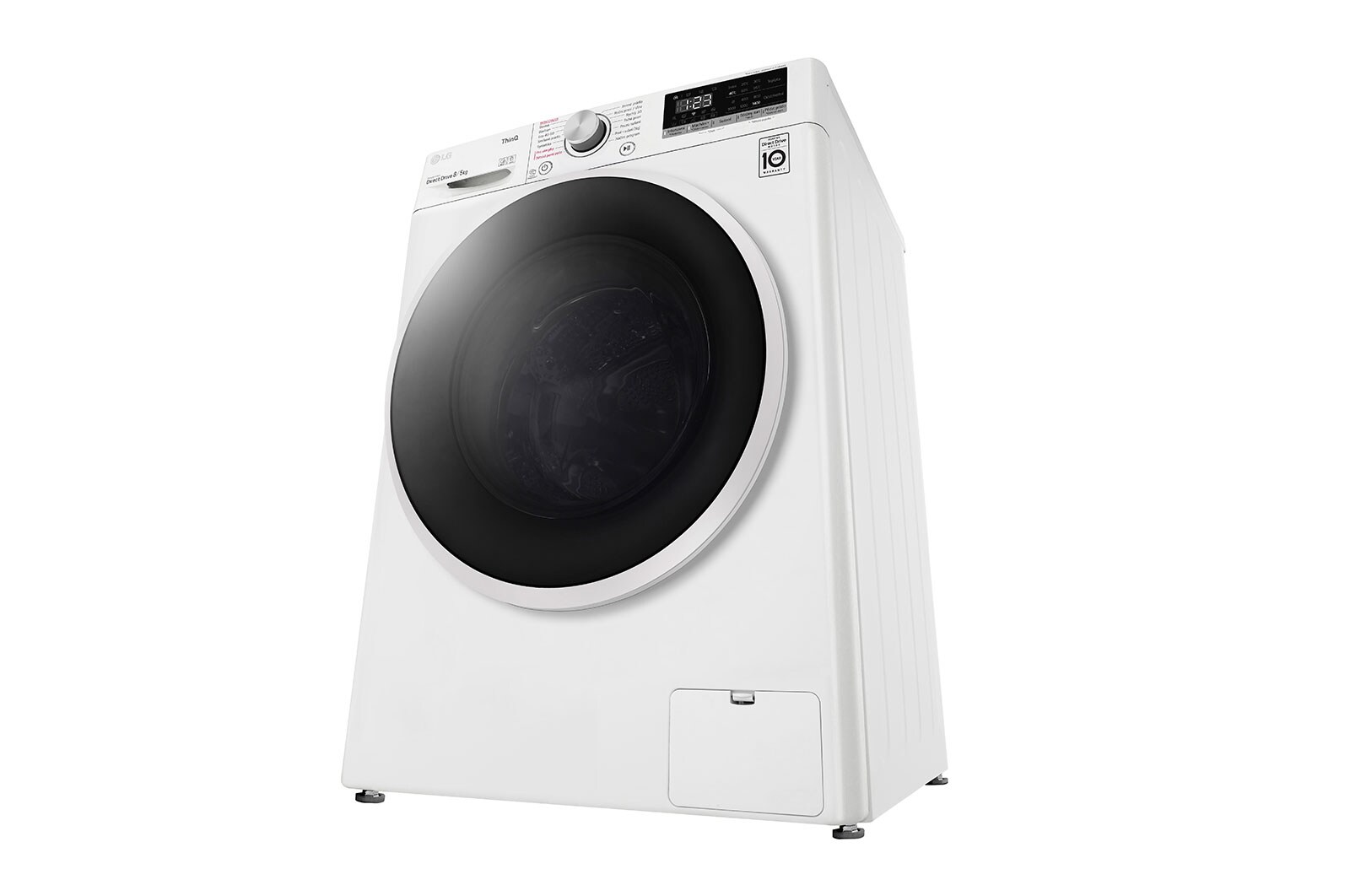 LG 8 kg parní pračka / 5 kg sušička, E / D, Direct Drive™ motor, AI DD™ - optimální volba pracích pohybů, parní péče Steam™, ThinQ™ + WiFi, F4DT408AIDD
