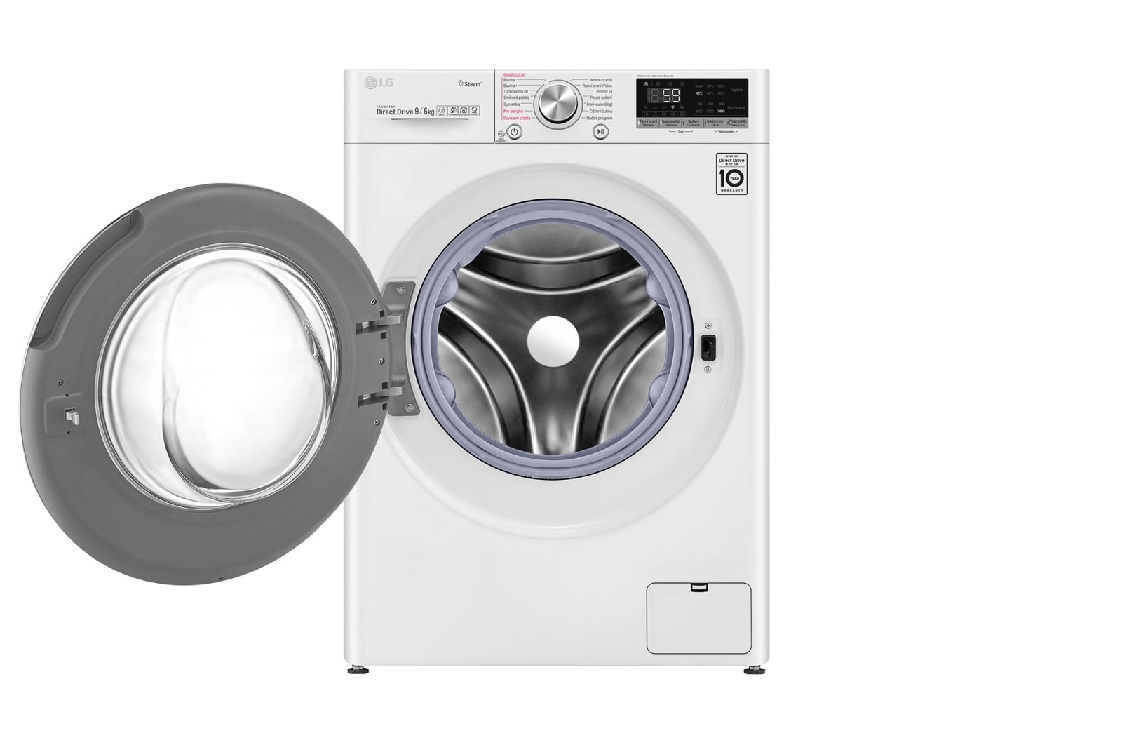 LG 9 kg parní pračka / 5 kg sušička, A (v rozsahu A až G), Direct Drive™ motor, AI DD™ - optimální volba pracích pohybů, TurboWash™, parní péče Steam+™, ThinQ™ + WiFi, F4DV709H0