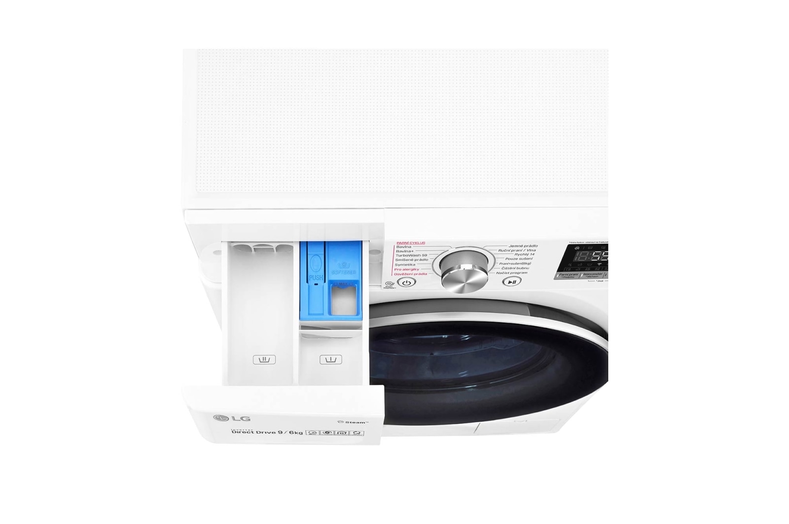 LG 9 kg parní pračka / 5 kg sušička, A (v rozsahu A až G), Direct Drive™ motor, AI DD™ - optimální volba pracích pohybů, TurboWash™, parní péče Steam+™, ThinQ™ + WiFi, F4DV709H0