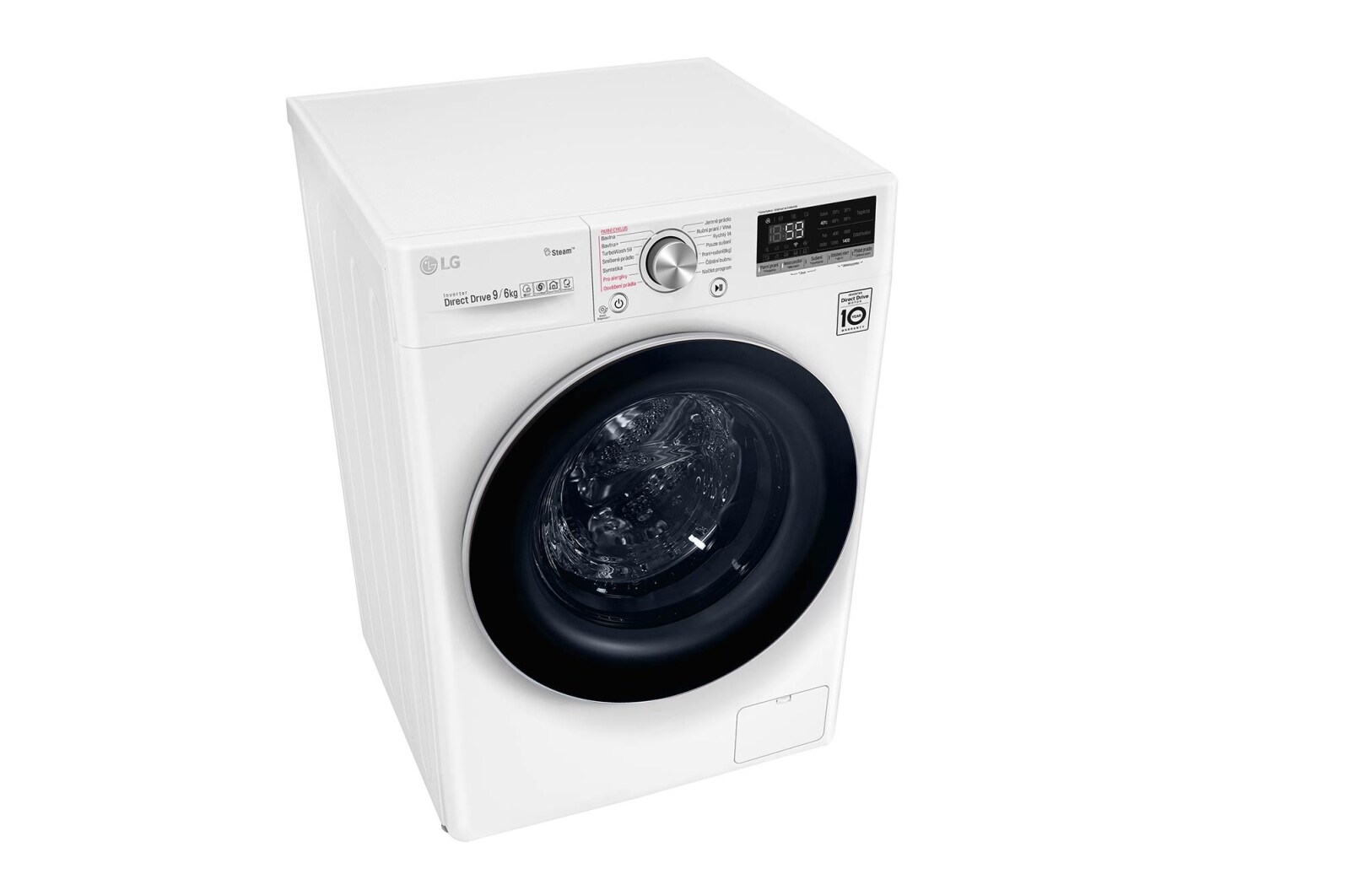 LG 9 kg parní pračka / 5 kg sušička, A (v rozsahu A až G), Direct Drive™ motor, AI DD™ - optimální volba pracích pohybů, TurboWash™, parní péče Steam+™, ThinQ™ + WiFi, F4DV709H0