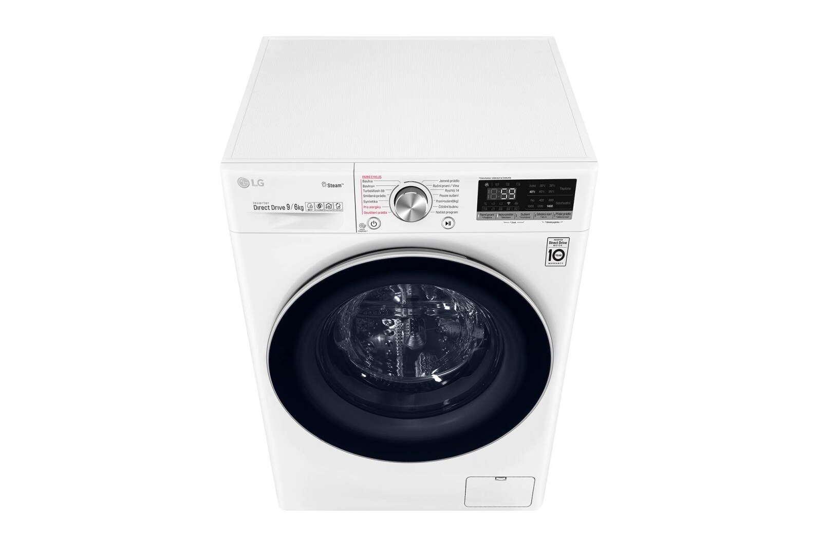 LG 9 kg parní pračka / 5 kg sušička, A (v rozsahu A až G), Direct Drive™ motor, AI DD™ - optimální volba pracích pohybů, TurboWash™, parní péče Steam+™, ThinQ™ + WiFi, F4DV709H0