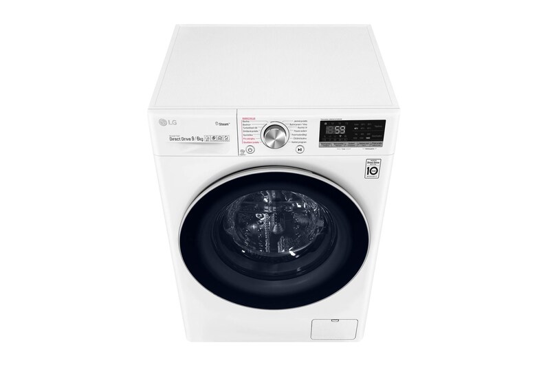 LG 9 kg parní pračka / 5 kg sušička, A (v rozsahu A až G), Direct Drive™ motor, AI DD™ - optimální volba pracích pohybů, TurboWash™, parní péče Steam+™, ThinQ™ + WiFi, F4DV709H0