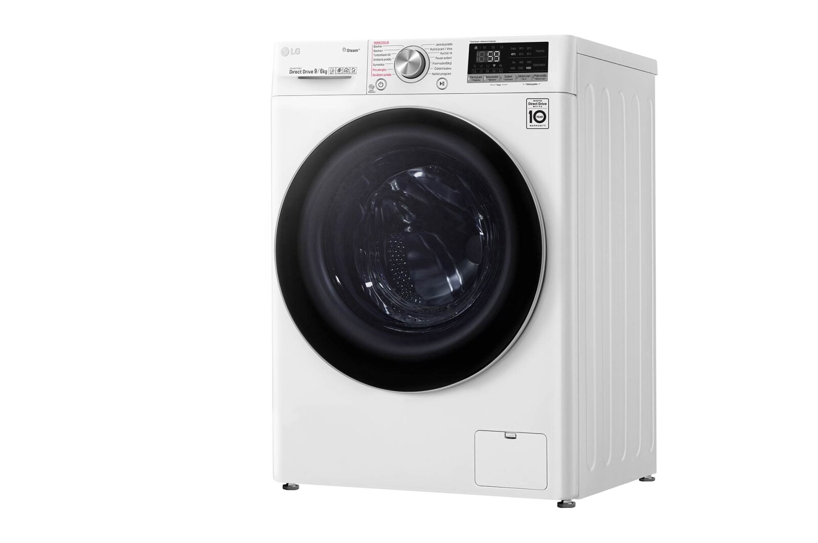 LG 9 kg parní pračka / 5 kg sušička, A (v rozsahu A až G), Direct Drive™ motor, AI DD™ - optimální volba pracích pohybů, TurboWash™, parní péče Steam+™, ThinQ™ + WiFi, F4DV709H0