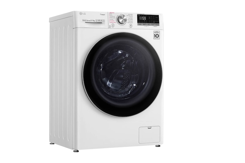 LG 9 kg parní pračka / 6 kg sušička, A (v rozsahu A až G), Direct Drive™ motor, AI DD™ - optimální volba pracích pohybů, TurboWash™, parní péče Steam+™, ThinQ™ + WiFi, F4DV709H1