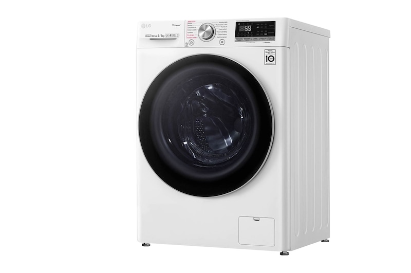 LG 9 kg parní pračka / 6 kg sušička, A (v rozsahu A až G), Direct Drive™ motor, AI DD™ - optimální volba pracích pohybů, TurboWash™, parní péče Steam+™, ThinQ™ + WiFi, F4DV709H1