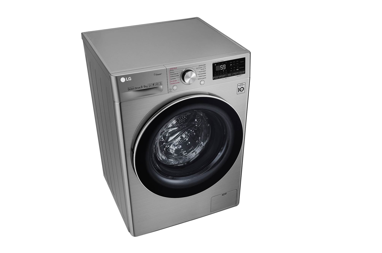 LG 9 kg parní pračka / 6 kg sušička, A (v rozsahu A až G), Direct Drive™ motor, AI DD™ - optimální volba pracích pohybů, TurboWash™, parní péče Steam+™, ThinQ™ + WiFi, F4DV709H2T
