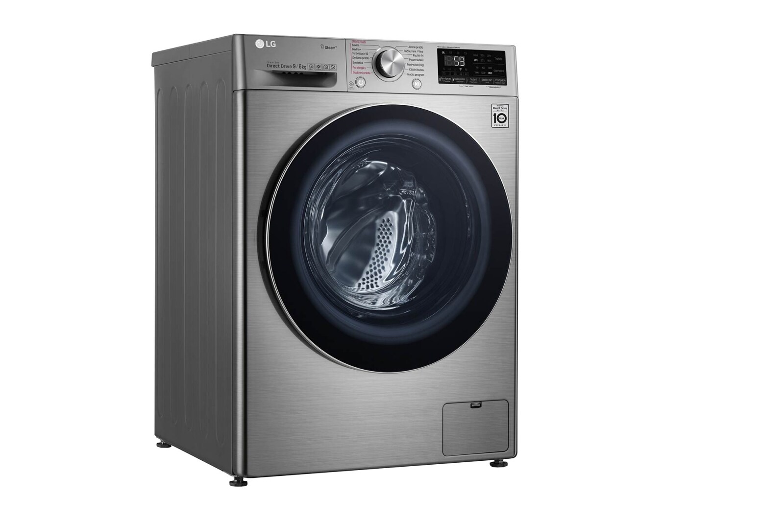 LG 9 kg parní pračka / 6 kg sušička, A (v rozsahu A až G), Direct Drive™ motor, AI DD™ - optimální volba pracích pohybů, TurboWash™, parní péče Steam+™, ThinQ™ + WiFi, F4DV709H2T