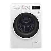 Čelní pohled na 9 kg pračka / 5 kg sušička, 1400 ot./min, A (v rozsahu A až G), 6 Motion DD, Direct Drive™, Steam™ - parní praní, ThinQ™, Přidat prádlo, 14 programů, 5 možností sušení F94J6VG0W