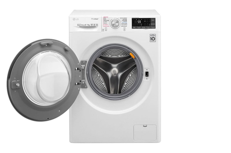 LG 9 kg pračka / 5 kg sušička, 1400 ot./min, A (v rozsahu A až G), 6 Motion DD, Direct Drive™, TrueSteam™ - parní praní, ThinQ™, Přidat prádlo, 14 programů, 8 možností sušení, F94J8VH2WD