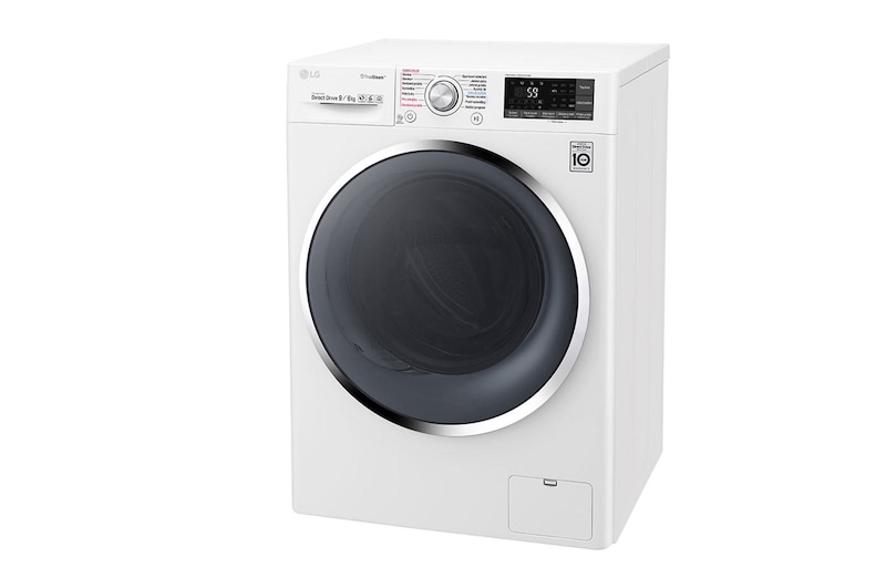 LG 9 kg pračka / 5 kg sušička, 1400 ot./min, A (v rozsahu A až G), 6 Motion DD, Direct Drive™, TrueSteam™ - parní praní, ThinQ™, Přidat prádlo, 14 programů, 8 možností sušení, F94J8VH2WD