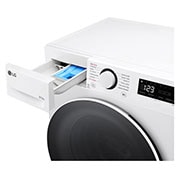LG Slim parní pračka / sušička LG | 8 / 5 kg | 1200 ot./min | Direct Drive™ |Bílá, FCR5A85WW
