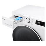 LG Slim parní pračka / sušička LG | 9 / 5 kg | 1200 ot./min | Direct Drive™ |Bílá, FCR5A95WW