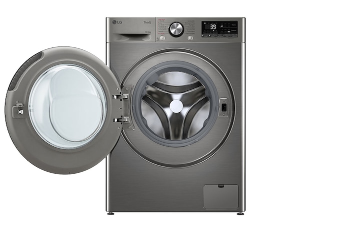 LG Parní pračka / sušička LG | 10 / 6 kg |  1400 ot./min | Direct Drive™ | AI DD™ | Stříbrná, FCR7A06PG