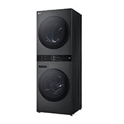 LG WashTower | 12 / 10 kg |1400 ot./min | AI DD™ | TurboWash™360°|Černá/šedá, WT1210BBF