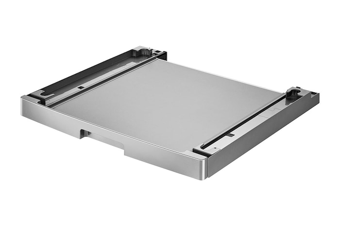 LG Mezikus pro pračky LG s hloubkou 55 - 65 cm | DSKSS | Spojovací díl pro pračku a sušičku s výsuvem | Stříbrná, DSKSS