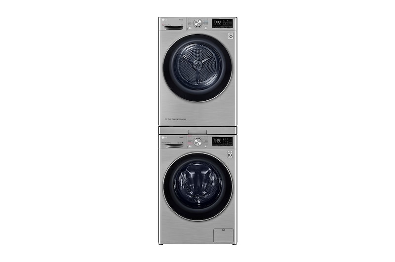 LG Mezikus pro pračky LG s hloubkou 55 - 65 cm | DSKSS | Spojovací díl pro pračku a sušičku s výsuvem | Stříbrná, DSKSS
