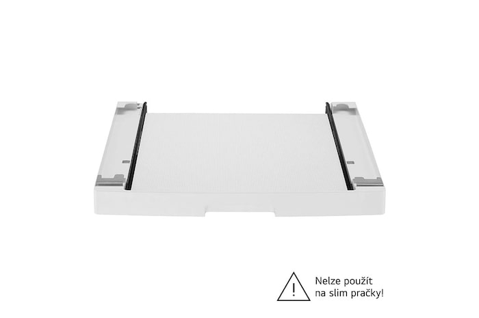LG Mezikus pro pračky LG s hloubkou 55 - 65 cm | DSKSS | Spojovací díl pro pračku a sušičku s výsuvem | Bílá, DSTWH