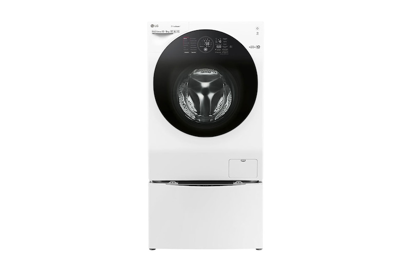 LG 10,5 kg pračka / 7 kg sušička / 2 kg mini pračka, TWINWash™, 1400 ot./min, A (v rozsahu A až G), 6 Motion DD, Direct Drive™, TrueSteam™, EcoHybrid™, ThinQ™ + WiFi připojení, Přidat prádlo, 12 programů, 8 možností sušení, F104G1JCH2N