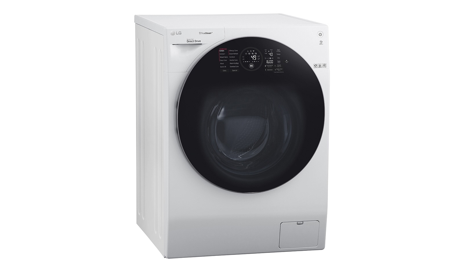 LG 10,5 kg pračka / 7 kg sušička / 2 kg mini pračka, TWINWash™, 1400 ot./min, A (v rozsahu A až G),  6 Motion DD, Direct Drive™, TrueSteam™, EcoHybrid™, ThinQ™ + WiFi připojení, Přidat prádlo, 12 programů, 8 možností sušení, F104G1JCH2N