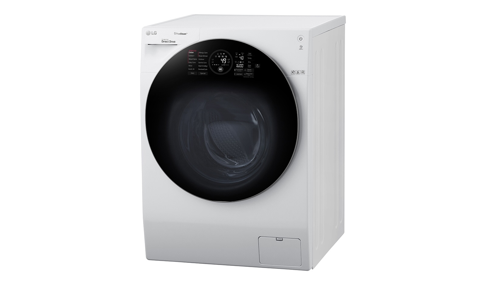 LG 10,5 kg pračka / 7 kg sušička / 2 kg mini pračka, TWINWash™, 1400 ot./min, A (v rozsahu A až G),  6 Motion DD, Direct Drive™, TrueSteam™, EcoHybrid™, ThinQ™ + WiFi připojení, Přidat prádlo, 12 programů, 8 možností sušení, F104G1JCH2N