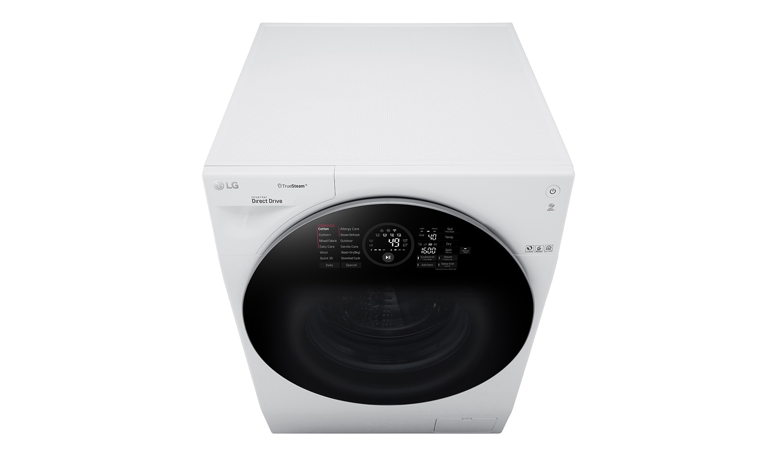 LG 10,5 kg pračka / 7 kg sušička / 2 kg mini pračka, TWINWash™, 1400 ot./min, A (v rozsahu A až G),  6 Motion DD, Direct Drive™, TrueSteam™, EcoHybrid™, ThinQ™ + WiFi připojení, Přidat prádlo, 12 programů, 8 možností sušení, F104G1JCH2N