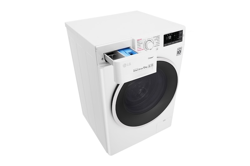 LG 10 kg parní pračka, 1400 ot./min, A+++ (v rozsahu A+++ až D), 6 Motion DD, Direct Drive™, Steam™ - parní praní, ThinQ™, Přidat prádlo, 14 programů, F104J6JY0W