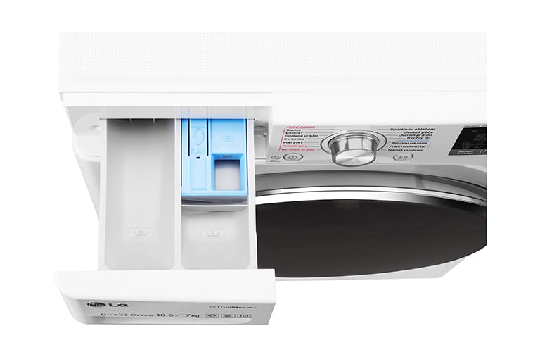 LG 10,5 kg pračka / 7 kg sušička, 1400 ot./min, 6 Motion DD, Direct Drive™, TrueSteam™ - parní praní, ThinQ™, Přidat prádlo, 14 programů, 8 možností sušení, F104J8JH2W